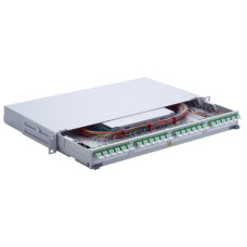 R&M Оптичен пач панел зареден с 24xLC Duplex PC, R819330