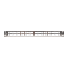 NIKOMAX Ъглов пач панел 24xRJ45,19" 1U, NMC-RP24-BLANK-AN-1U-MT