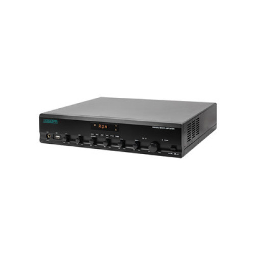 Усилвател миксер с  USB /Bluetooth /FM/Chime/Siren/4 Mic 120W