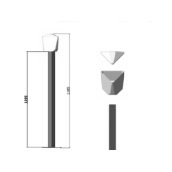 Стълб с копмлект за свързване 3F / 180 1MT Стълб с копмлект за свързване 3F / 180 1MT