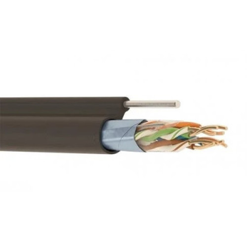 (Z11442-AP) Мрежов кабел за външно полагане с носещо CAT 5e F/UTP 4x2x24 AWG, 250m