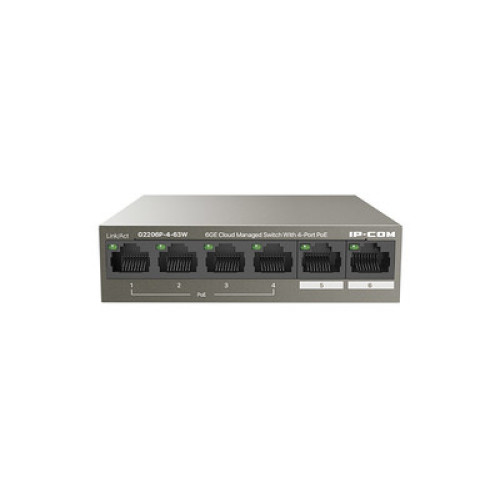 6GE Cloud Managed суич с 4-порта PoE
