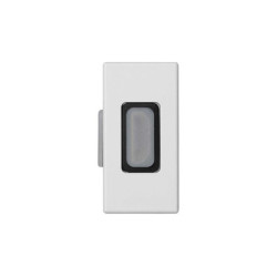 K45 HDMI конектор тип А – женски, бял 22.5 x 45 мм