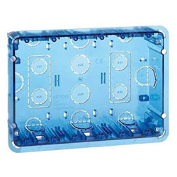 Simon 500 PVC контейнер за стенна кутия 4 двойни модула, 51020104-039 Simon 500 PVC контейнер за стенна кутия 4 двойни модула, 51020104-039
