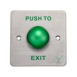 Exit бутон за вграждане ( неръжд.стомана ) (NO/NC) PBK-818B