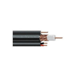 Кабел CCTV+2*0.75 DS PEM Black 300m SP-9006-300B-PEM