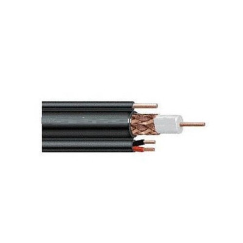 Кабел CCTV+2*0.75 DS PEM Black 300m SP-9006-300B-PEM