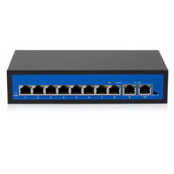 Суич PoE, 8+2 Ports CLXPOE9010-FB