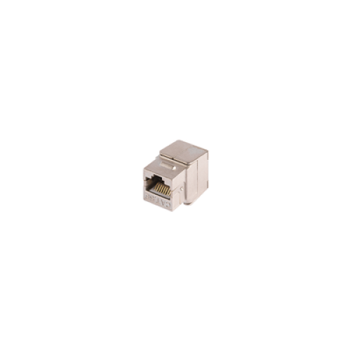 NIKOMAX жак, Cat.5e (Class D), RJ45/8P8C, T568A/B, 180 грудуса излаз, без инструмент, екраниран, метален NMC-KJSD2-ET-MT