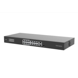 Суич 16PoE+1GT-1GC, NSW3000-16T1GT1GC-POE-IN