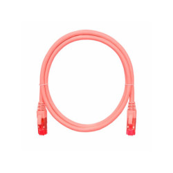 S/FTP пач корда, Cat.6A, LSZH, червена, 1M NMC-PC4SA55B-010-C-RD