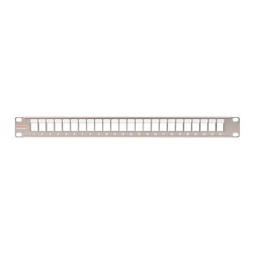 UTP/STP Пач панел 24 порта, Празен, Snap-in тип, 1U NMC-RP24-BLANK-1U-MT