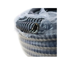 Ø 26 Стоманена гофрирана тръба с PVC, 25 м