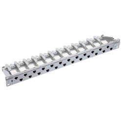 Пач панел 24xRJ45 Real 10 - екраниран Cat.6, 19
