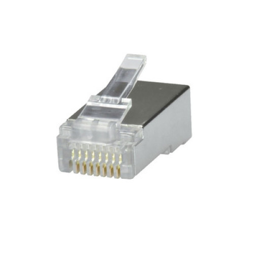 Екраниран RJ45 конектор за кабел категория 6