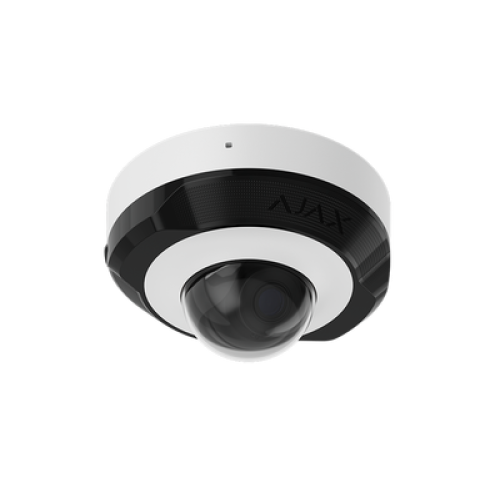 Камера мини-дом IP, 8MP, Ajax жична, Ajax VIDEO DomeCam Mini (8 Mp/2.8 mm) WH