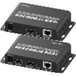 HDMI удължител за видео и инфрачервен сигнал по UTP CAT5E/CAT6 кабел - HM-E200IR HDMI удължител за видео и инфрачервен сигнал по UTP CAT5E/CAT6 кабел - HM-E200IR