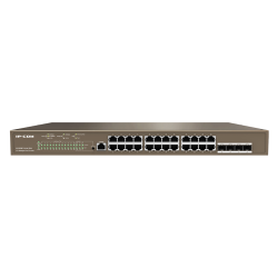 24 портов Layer 3 PoE суич, G5328P-24-410W