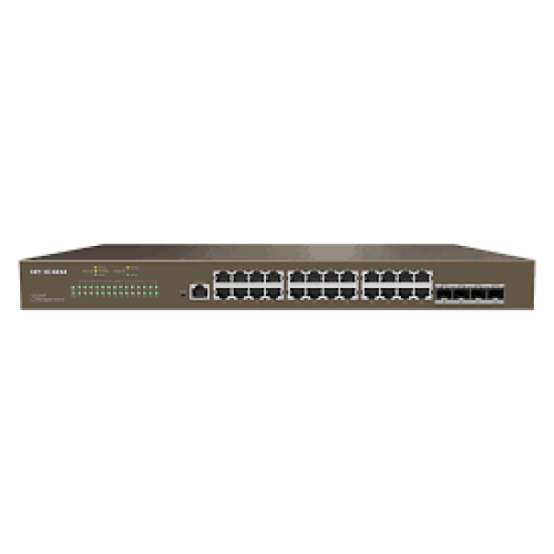28 портов Layer 3 cloud managed суич оптимизиран за видеонаблюдение.,G5328F