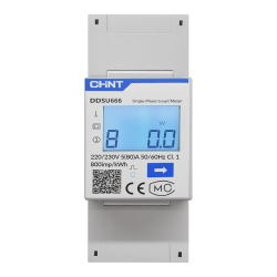 Еднофазен мерител 1P2W. Точност Class 1.0, DDSU666