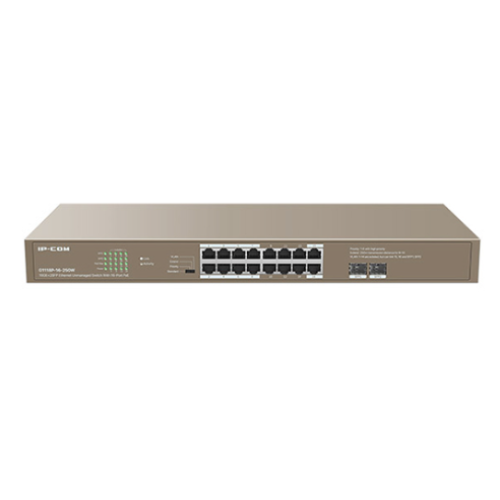 18 портов Layer 2 PoE суич оптимизиран за видеонаблюдение, G1118P-16-250W 18 портов Layer 2 PoE суич оптимизиран за видеонаблюдение, G1118P-16-250W