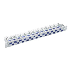 Патч панел 24xRJ45 неекраниран Cat.6, 19