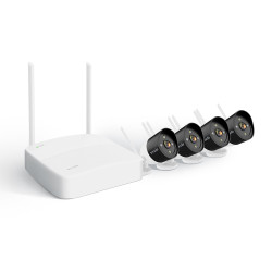 Комплект за видеонаблюдение 4 Channel Wireless HD Video Security Kit, K4W-3TC Комплект за видеонаблюдение 4 Channel Wireless HD Video Security Kit, K4W-3TC