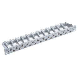 Патч панел 24xRJ45 екраниран Cat.5e, 19