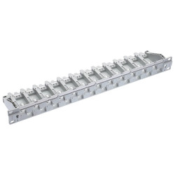 Патч панел 24xRJ45 екраниран Cat.5/6, 19