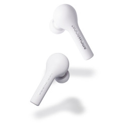 Bluetooth слушалки/ Bassline TWS, бели Bluetooth слушалки/ Bassline TWS, бели