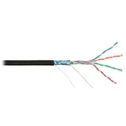 F/UTP усукана двойка кабел Cat.5e UV PE външен монтаж, NKL 4700B-BK
