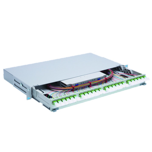 R&M Оптичен пач панел зареден с 12xLC Duplex PC, R819607