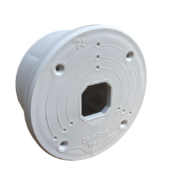 UV защитена кутия за монтаж на камера.Основа Ø113mm , монтажна площ с Ø110m, HD-111